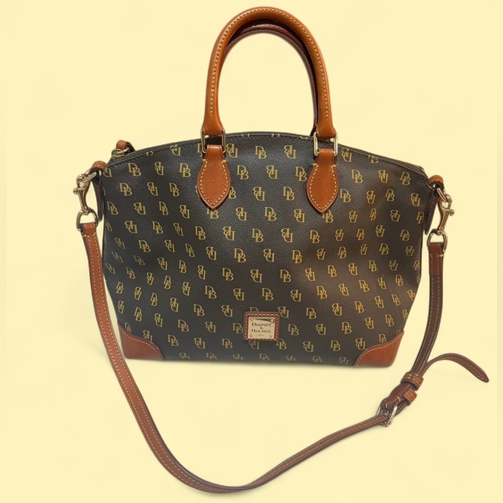 Dooney & Bourke Monogram DB Signature Satchel Crossbody